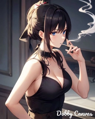 喫煙美女