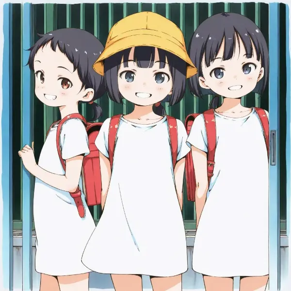 夏の登校