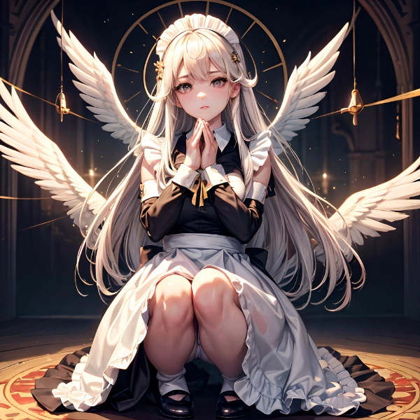 メイドさん(天使)