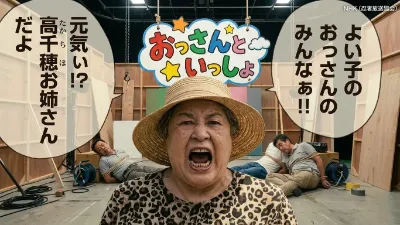 「おっさんといっしょ」司会・高千穂お姉さん/アンダーニンジャ