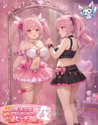 桃園舞花/魔法少女アドレセント・ピーチ【キャラ設定ver2】