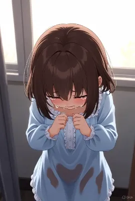 おしっこ漏らして泣いちゃう女の子