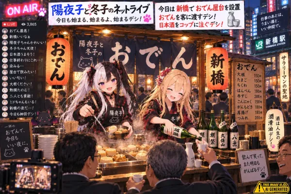 うちの子（陽夜子と冬子）