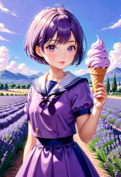 パープルソフトクリーム 🍦🍦🍦