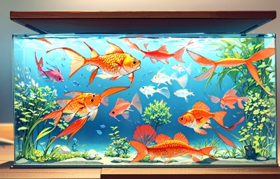 水槽の金魚