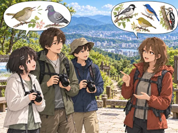 野鳥と撮影会と登山