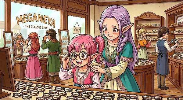 初めてのメガネエル子ちゃん