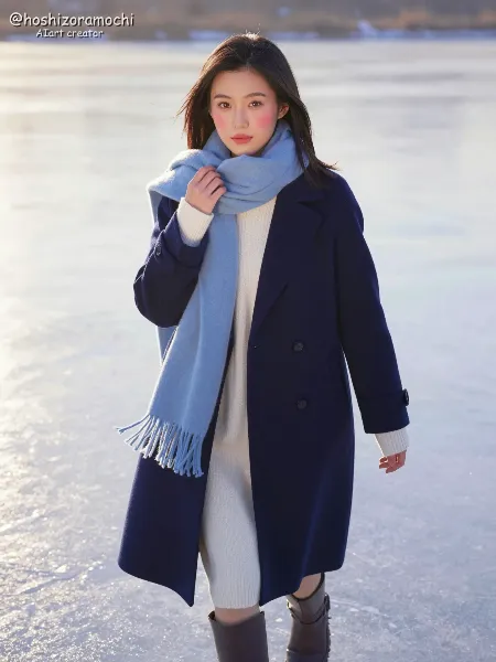 冬の朝、透明なまなざし - A clear gaze on a winter morning