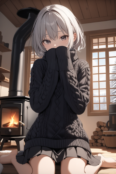 まだ暖まらないね