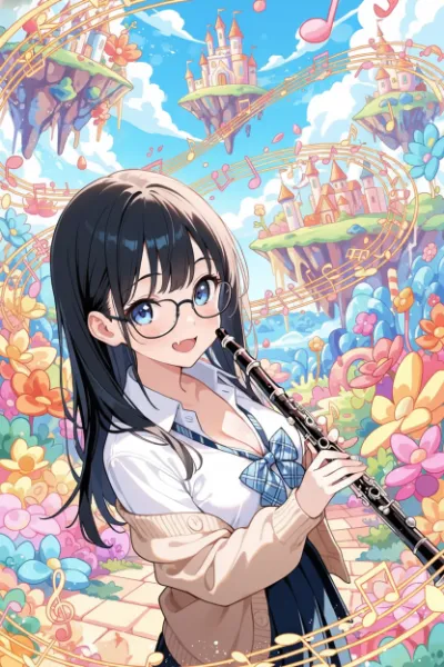 クラリネットなんて、中の人は見たことすらないんだけどね…ｗ