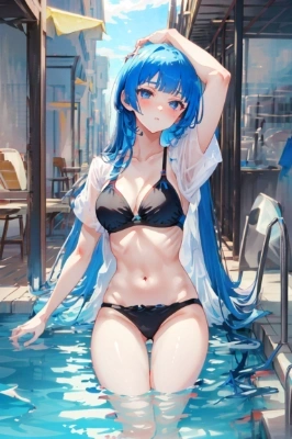 プールサイド