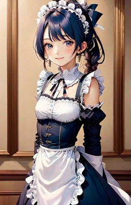 ポニーテールのメイド