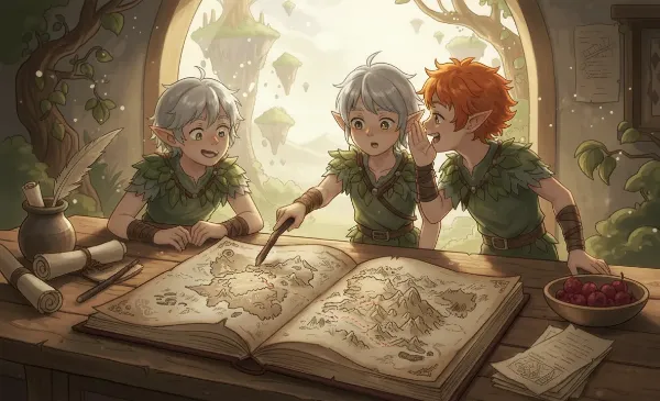 地図に秘められた冒険の囁き