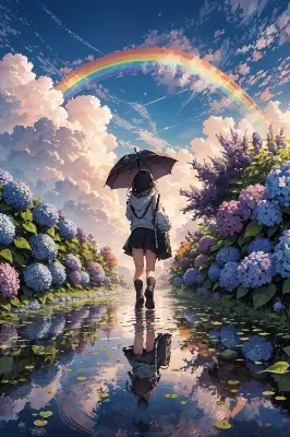 雨上がり