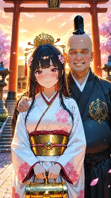 桜舞う神社で紡ぐ二人の絆