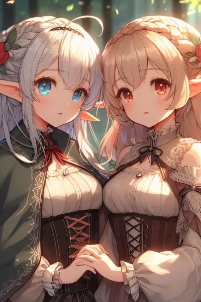 エルフ双子