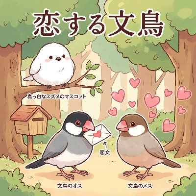 恋する文鳥くん