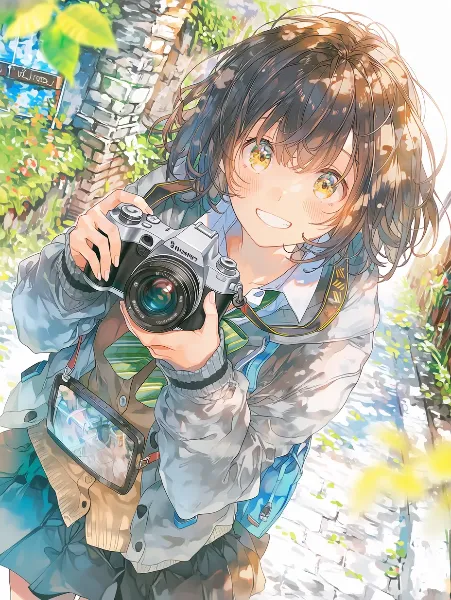 路地裏で捉えた一瞬の輝き。