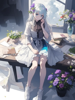 sneakers girl