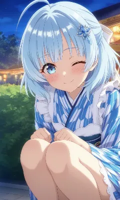 和服エプロンのティナちゃん