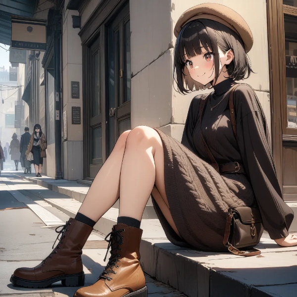 シックな秋ファッション