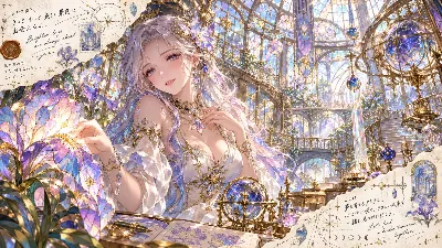 光を集めて明日を紡ぐ少女
