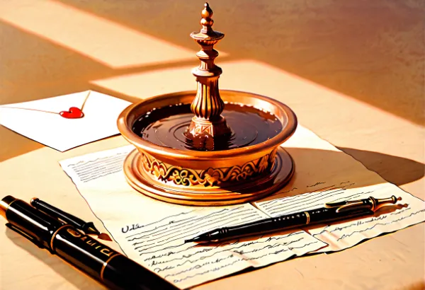 古ぼけた万年筆