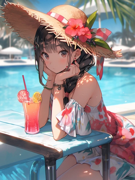 No.978 バカンスの女の子