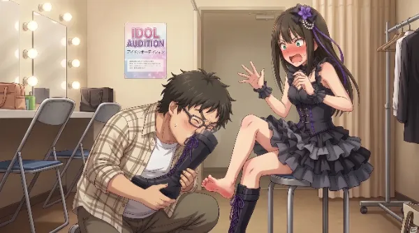 ブーツを嗅がれて焦るしぶりん