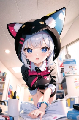 可愛い　着ぐるみ姿の女の子