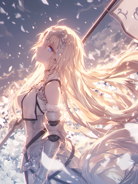 美しい横顔のジャンヌちゃん