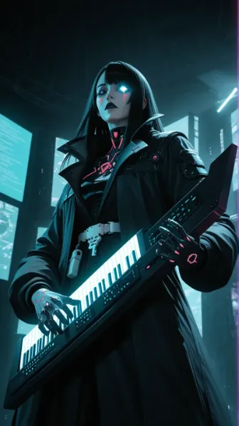 電子鍵盤(サイバーパンク)