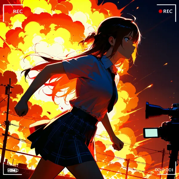 爆破シーン