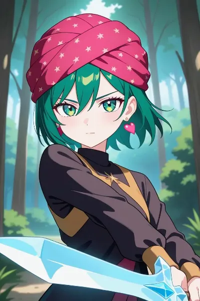 構えがなってないわね！剣は、こう構えるのよ！　マリア