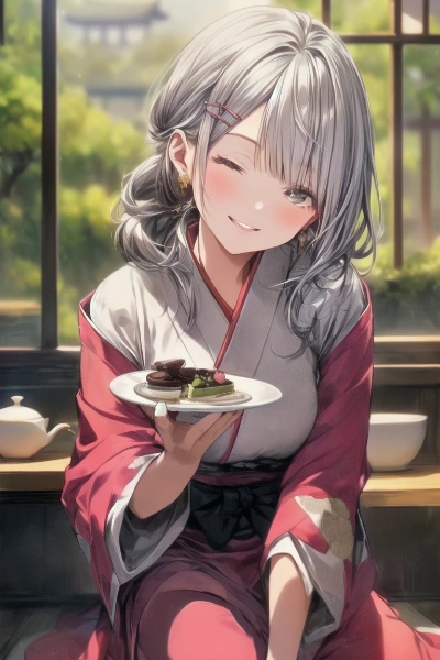 抹茶チョコでおもてなし