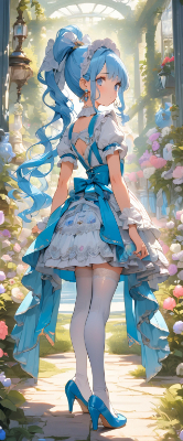 朝のお庭