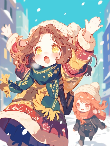 ニット帽ツインズ