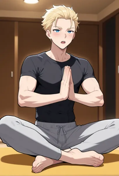 照れ屋の瞑想タイム/集中～！