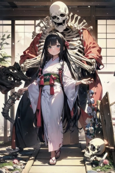 骸骨を操る滝夜叉姫其之四