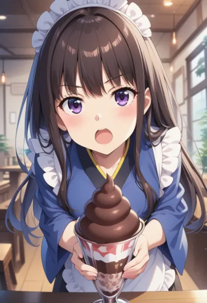 うん渾身のチョコパフェ