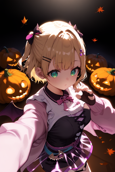 ハロウィン　のあちゃん