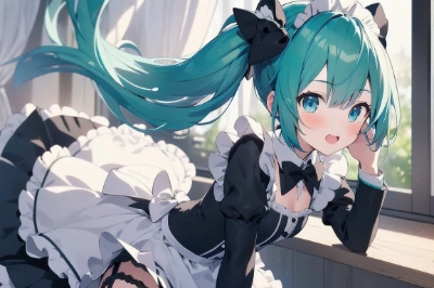 メイドミクちゃんがいっぱい