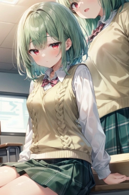 後ろの子の圧が凄い…