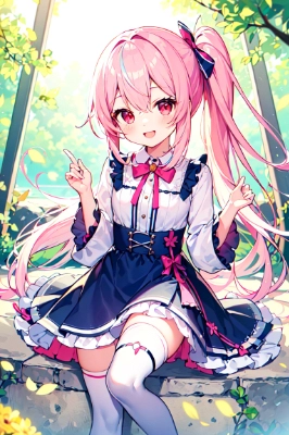 木陰で休息