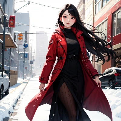 雪の日に…