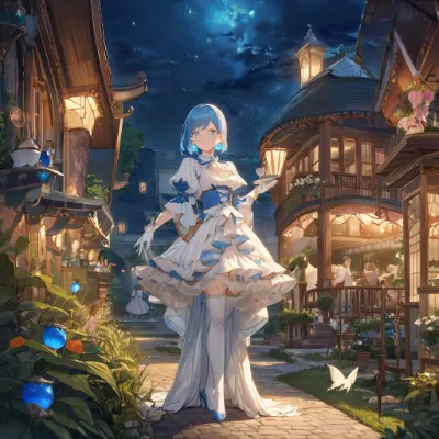 夜の散歩