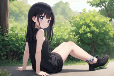 黒髪の女の子