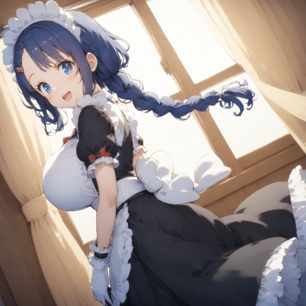 三つ編みメイド長