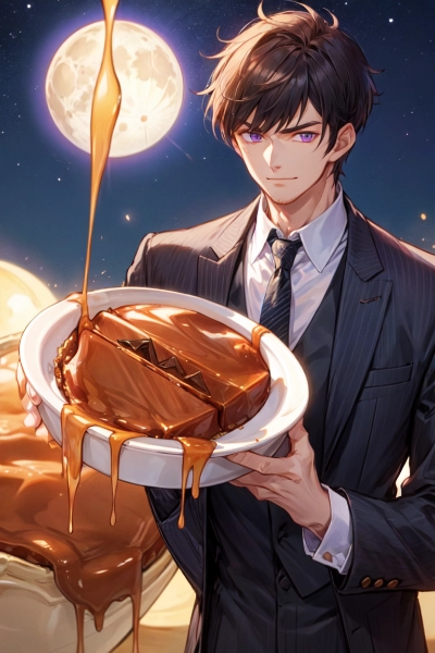 プリンと黒髪短髪男性★（29枚）