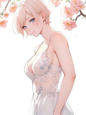 white background